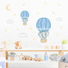 Wall Decal Nursery and Kids Bedroom - Elephant Hot Air Balloon