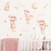 Wall Decal Nursery and Kids Bedroom - Bunny Balloon