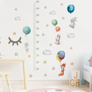 Wall Growth Chart - Balloons