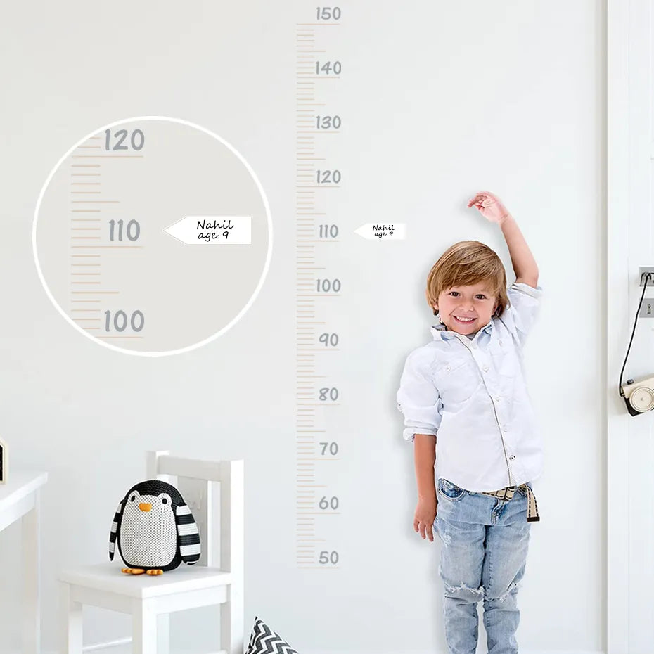 Height Growth Chart Wall Stickers - Plain