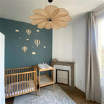 Wooden Wall Art - Hot Air Balloon (13 pieces)