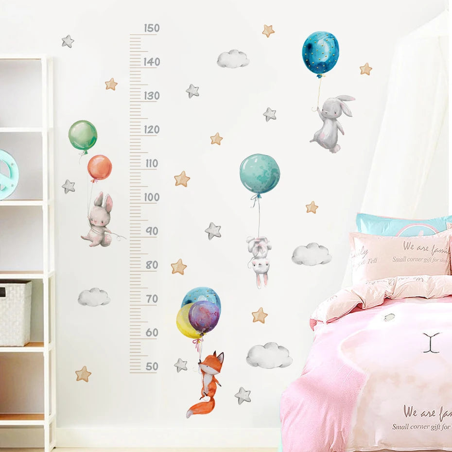 Wall Growth Chart - Balloons