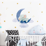 Wall Decal Nursery and Kids Bedroom -The Moon Animals