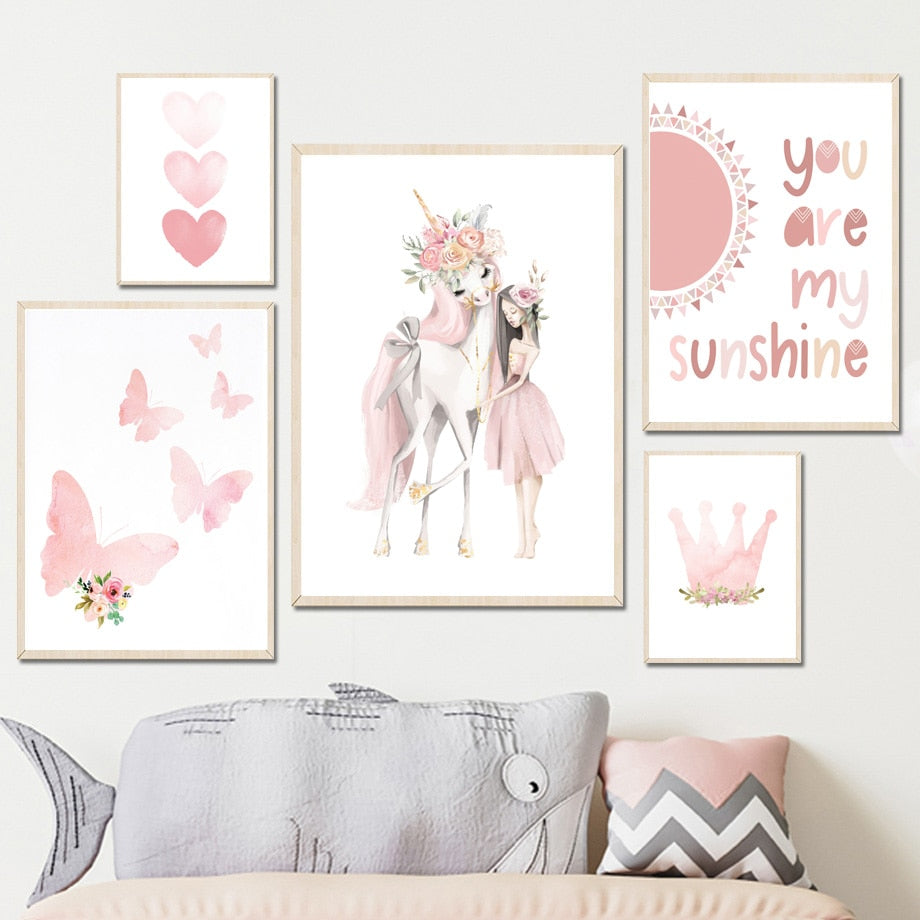 Wall Prints Nursery and kids Bedroom - Fairy place