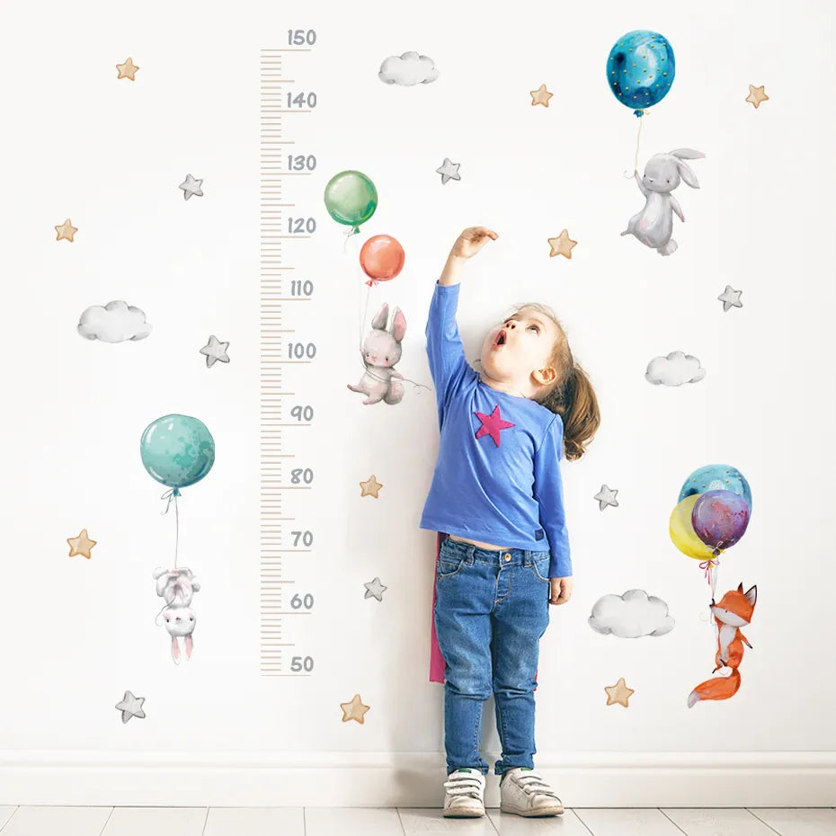 Wall Growth Chart - Balloons