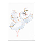 Wall Art Prints for Nursery and Kids Bedroom- Ballerinas