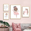 Wall Art Prints for Nursery and Kids Bedroom- Ballerinas