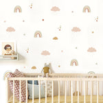 Wall Decal for Nursery and Kids Room - Boho Rainbow