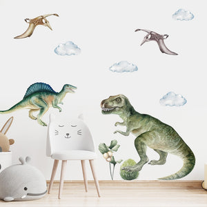 Wall Decal Nursery and Kids Room – Dinosaur Raptor Tyrannosaurus