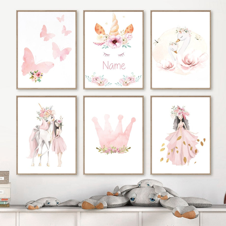 Wall Prints Nursery and kids Bedroom - Fairy place