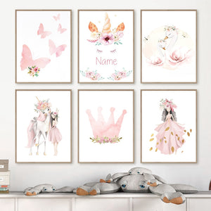 Wall Prints Nursery and kids Bedroom - Fairy place