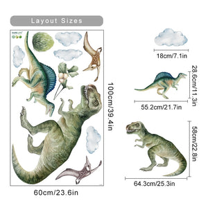 Wall Decal Nursery and Kids Room – Dinosaur Raptor Tyrannosaurus