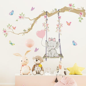 Wall decal elephant